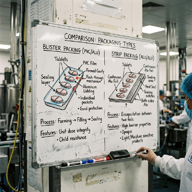 Pharma Tablet Packing Options — Blister vs Strip