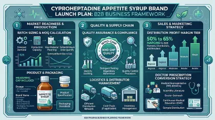 Cyproheptadine & Tricholine Citrate Syrup: B2B Brand Planning & Third-Party Manufacturing Guide