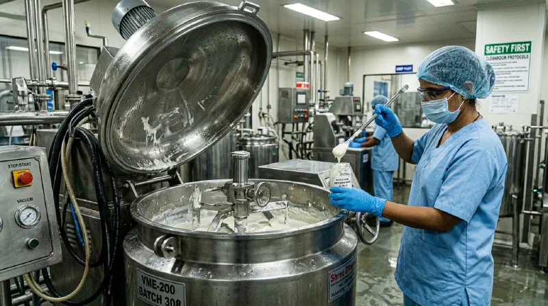 Derma Semi-Solid Mixing Kettle Cleanroom