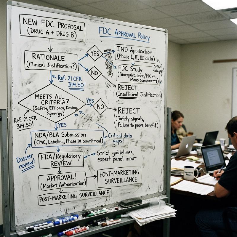 Pharma Regulatory Policy Flowchart India