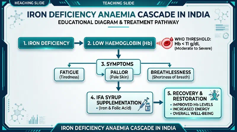 Iron Deficiency Anaemia Cascade Diagram