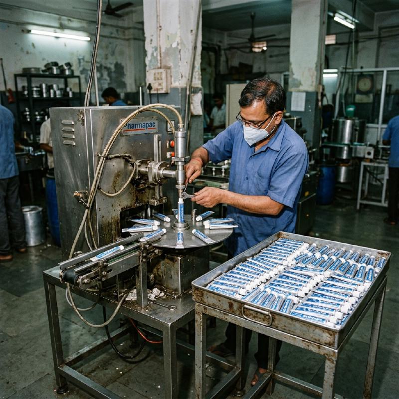 Topical Gel Manufacturing Process at Saar Biotech