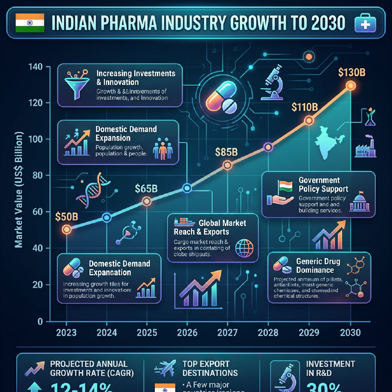 India Pharma Industry Growth Projections 2030