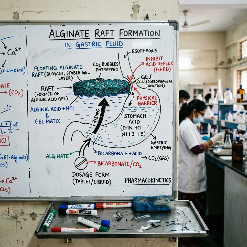Antacid Suspension Formulation in Lab