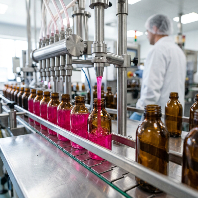 Syrup & Suspension Automated Filling Process