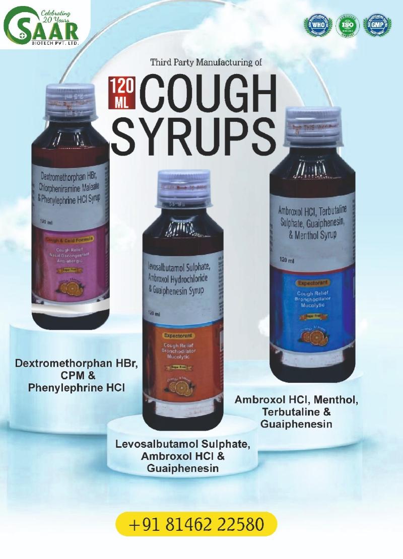 120 ML Cough Syrups Range