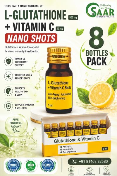 L-Glutathione + Vitamin C Nano Shots
