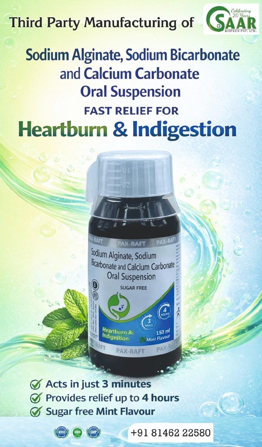 Sodium Alginate Oral Suspension Promotion
