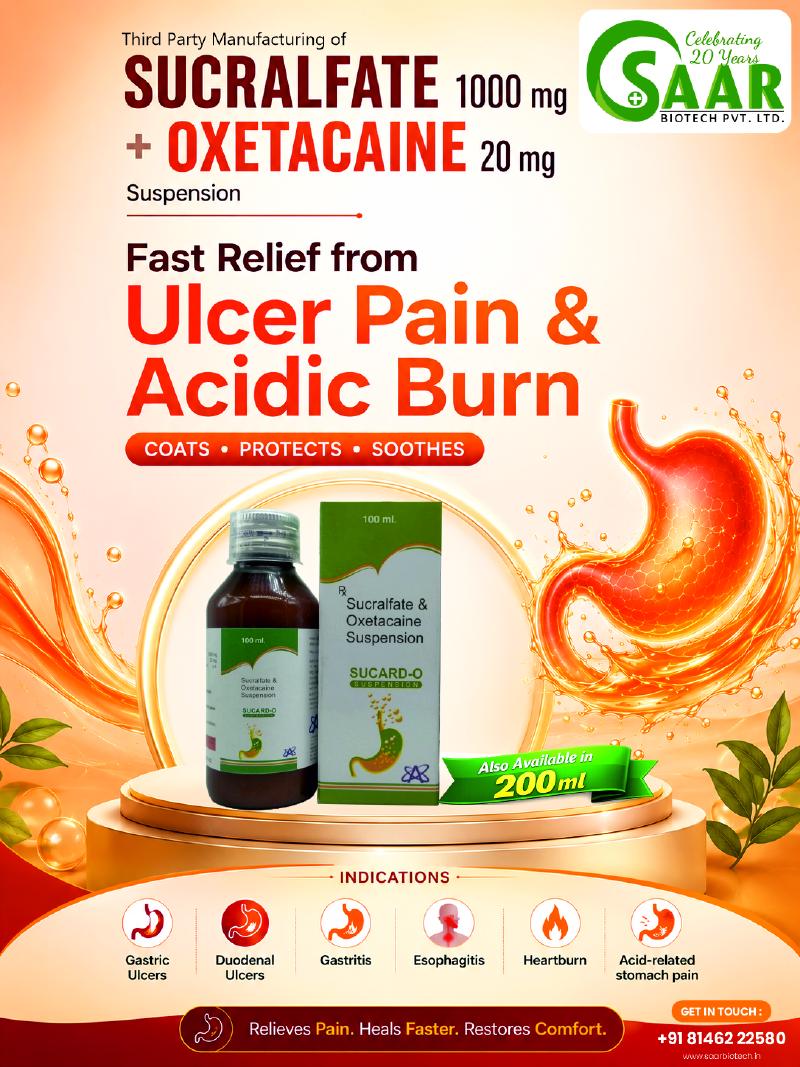 Sucralfate and Oxetacaine Suspension