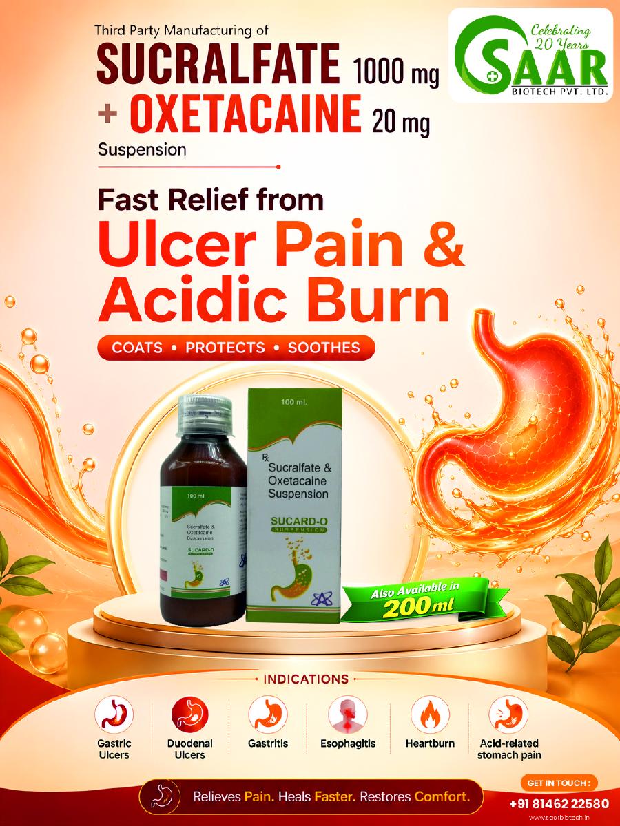 Sucralfate and Oxetacaine Suspension